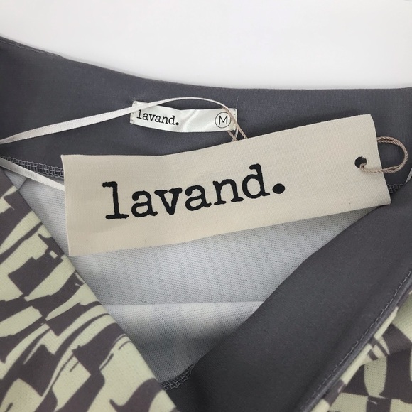 NWT Anthropologie Lavand Abstract Print Skirt - Picture 6 of 7